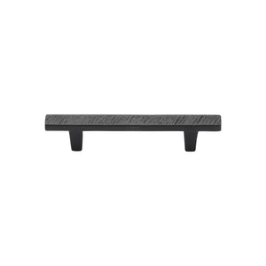 M Marcus - Heritage Brass, Matt Black Iron Textured Cabinet Pull Handle, Cabinet Hardware, Cabinet Handles, Cabinet Pull Handles