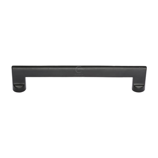 Matt Black Iron Apollo Cabinet Pull Handle by M Marcus - Heritage Brass
