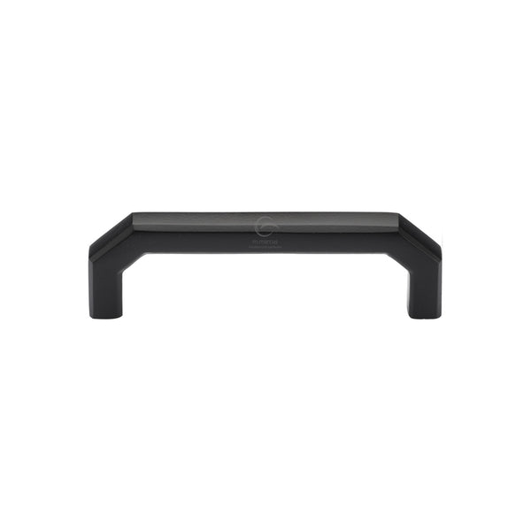 M Marcus - Heritage Brass, Matt Black Iron Angular Cabinet Pull Handle, Cabinet Hardware, Cabinet Handles, Cabinet Pull Handles