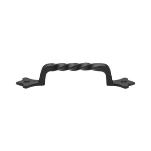 M Marcus - Heritage Brass, Matt Black Iron Twist Cabinet Pull Handle, Cabinet Hardware, Cabinet Handles, Cabinet Pull Handles