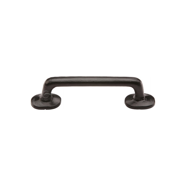 Matt Black Iron Traditional Cabinet Pull Handle by M Marcus - Heritage Brass