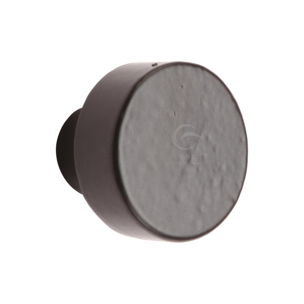 Matt Black Iron Helios Cabinet Knob by M Marcus - Heritage Brass