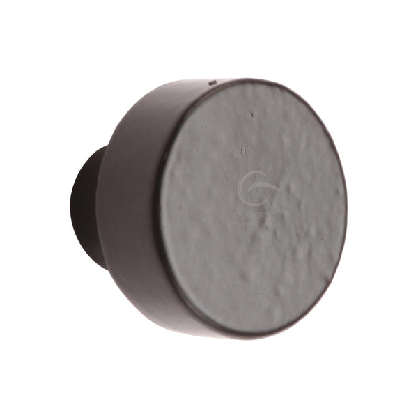 Matt Black Iron Helios Cabinet Knob by M Marcus - Heritage Brass