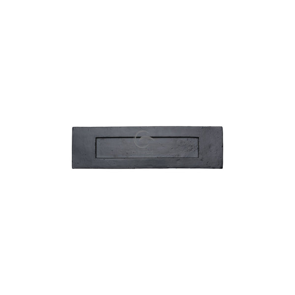 Black Iron Letterplate by M Marcus - Heritage Brass