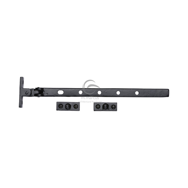 Matt Black Iron - Casement Window Stay by M Marcus - Heritage Brass