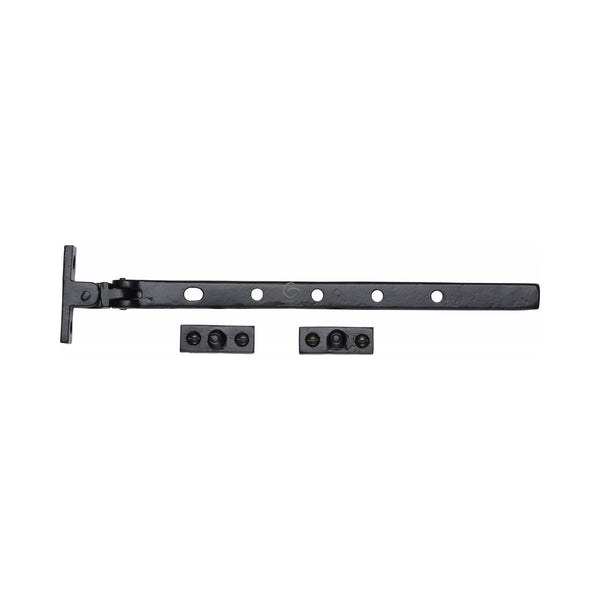 Matt Black Iron - Casement Window Stay by M Marcus - Heritage Brass