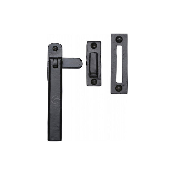 Matt Black Iron - Casement Window Fastener by M Marcus - Heritage Brass