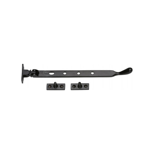 Ball Casement Stay - Matt Black - 10 "