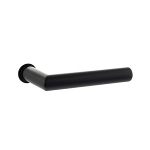 Forme Elle Lever Door Handle on Concealed Round Rose by Atlantic Hardware