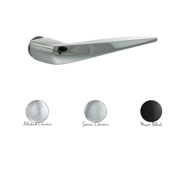 Forme Foglia Lever Door Handle on Concealed Round Rose - additional image