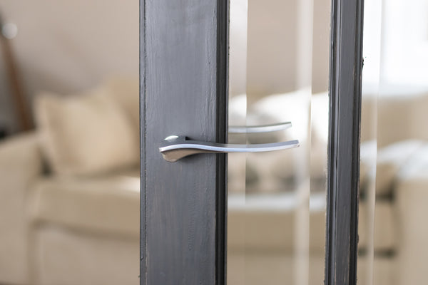 Forme Olimpia Lever Door Handle on Concealed Round Rose - additional image