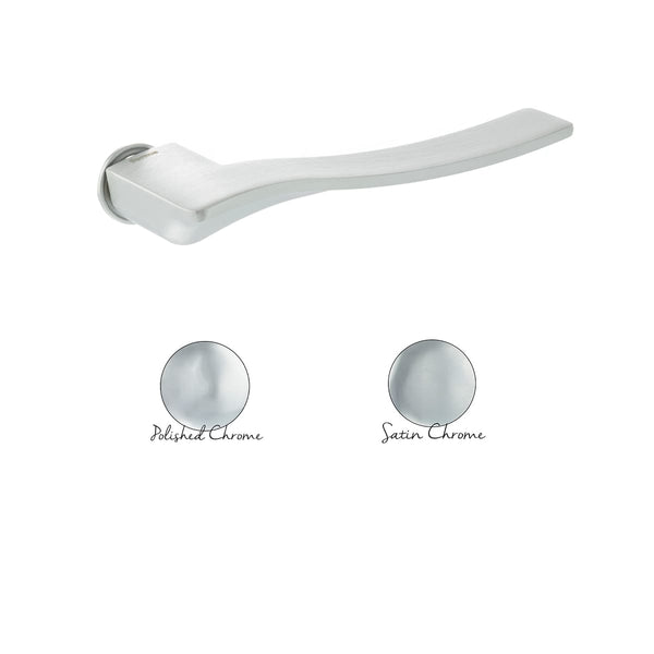 Forme Olimpia Lever Door Handle on Concealed Round Rose - additional image