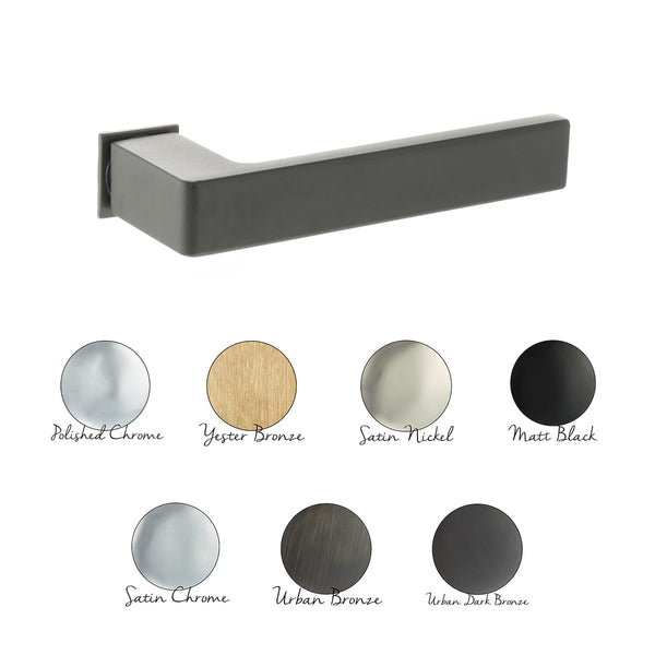 Forme Asti Lever Door Handle on Concealed Square Rose - additional image