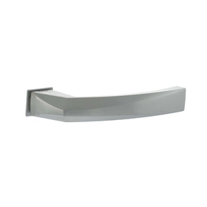 Forme Crystal Lever Door Handle on Concealed Square Rose by Atlantic Hardware
