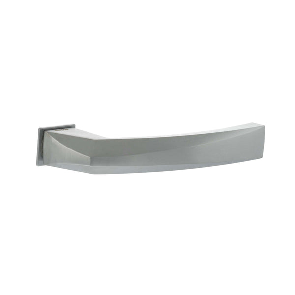 Forme Crystal Lever Door Handle on Concealed Square Rose by Atlantic Hardware