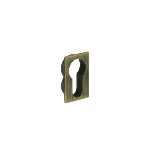 Forme Concealed Rose Euro Escutcheons Square - Yester Bronze by Atlantic Hardware