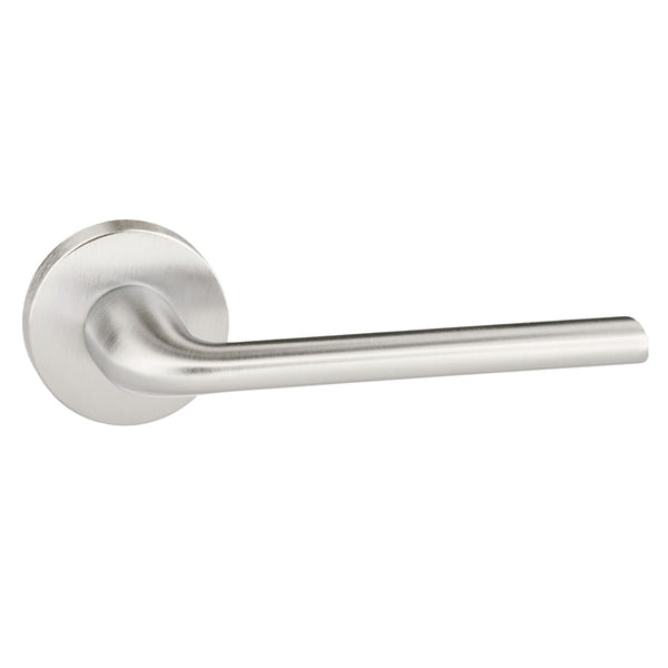 Forme Milly Lever Door Handle on Minimal Round Rose by Atlantic Hardware