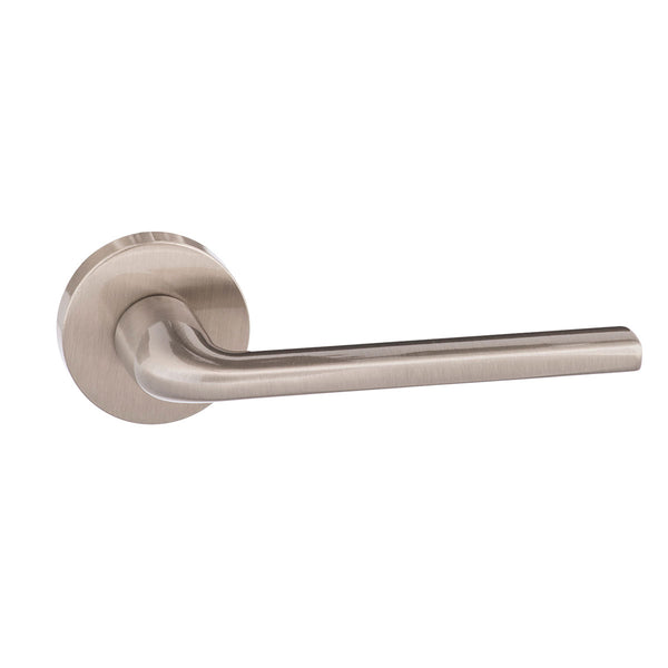 Forme Milly Lever Door Handle on Minimal Round Rose by Atlantic Hardware