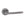 Forme Milly Lever Door Handle on Minimal Round Rose - Urban Graphite - Default