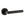 Forme Elle Lever Door Handle on Minimal Round Rose by Atlantic Hardware