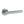 Forme Elle Lever Door Handle on Minimal Round Rose by Atlantic Hardware