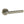 Forme Elle Lever Door Handle on Minimal Round Rose by Atlantic Hardware