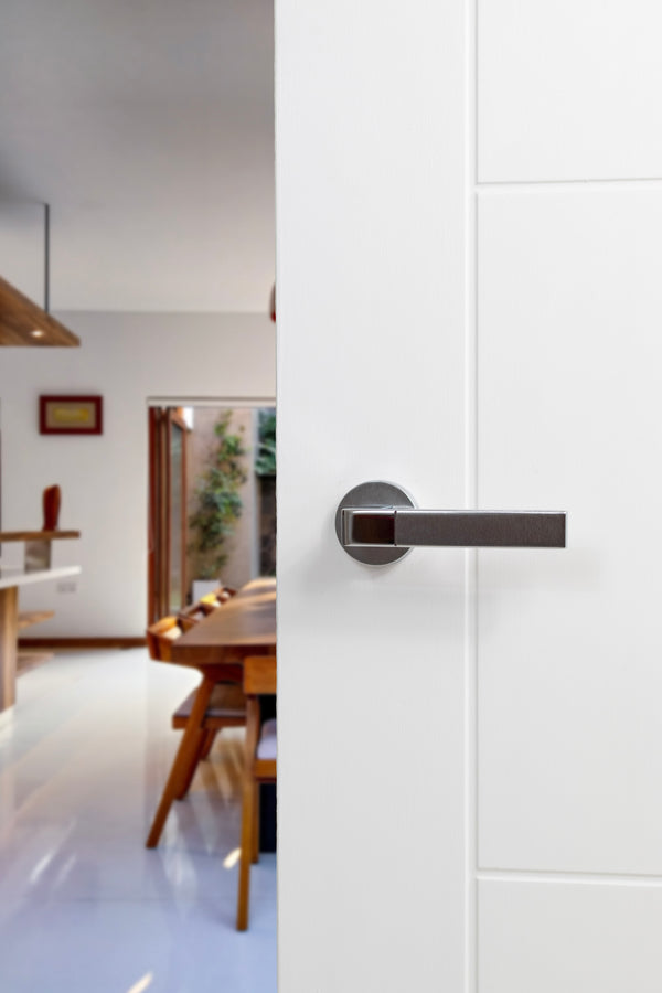 Forme Asti Lever Door Handle on Minimal Round Rose - additional image
