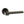 Forme Ginevra Lever Door Handle on Minimal Round Rose by Atlantic Hardware