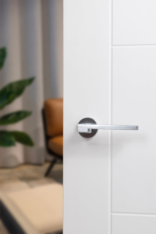 Forme Ginevra Lever Door Handle on Minimal Round Rose - additional image