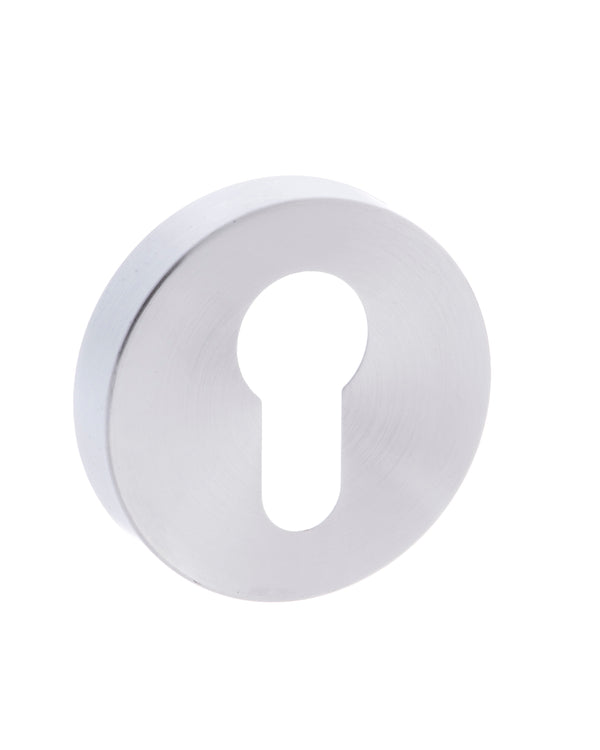 CleanTouch Anti-Bac Euro Escutcheons on Minimal Round Rose by Atlantic Hardware