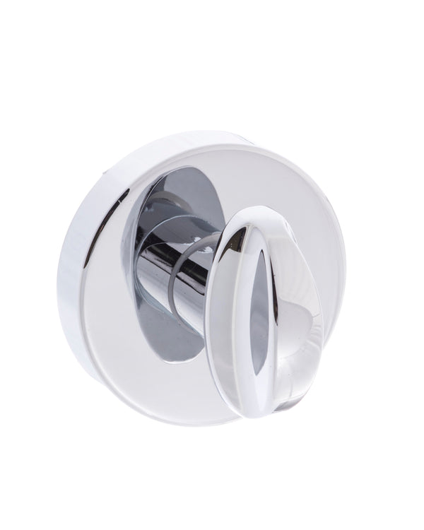 Forme WC Turn and Release on Minimal Round Rose by Atlantic Hardware