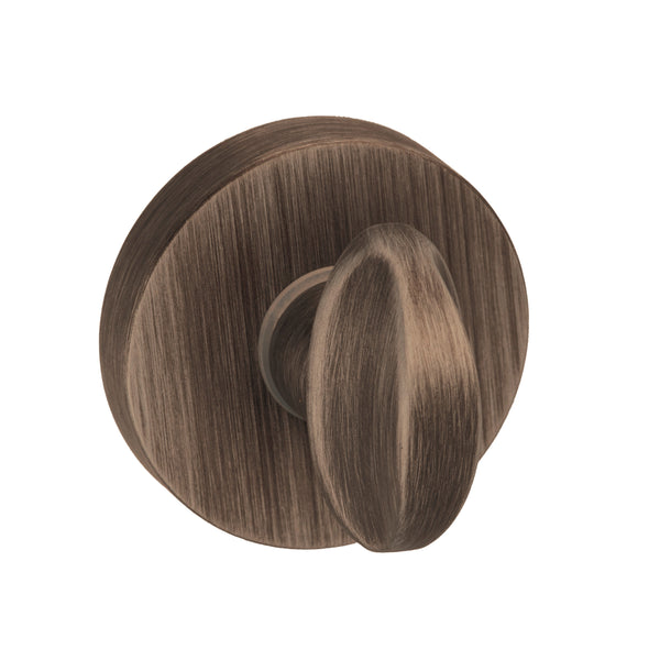 Forme WC Turn and Release on Minimal Round Rose by Atlantic Hardware
