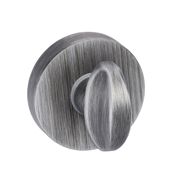 Forme WC Turn and Release on Minimal Round Rose by Atlantic Hardware
