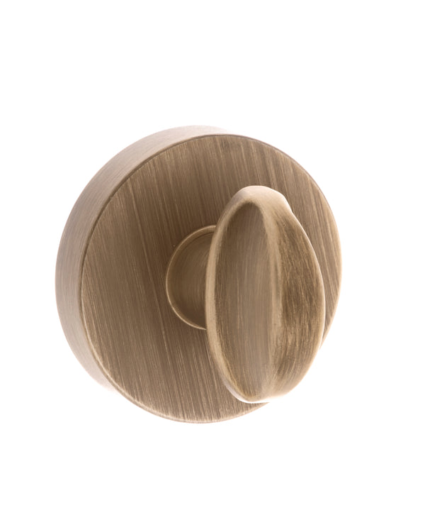 Forme WC Turn and Release on Minimal Round Rose - Yester Bronze by Atlantic Hardware