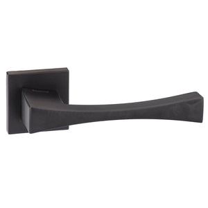 Forme Artemide Lever Door Handle on Minimal Square Rose by Atlantic Hardware