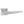 Forme Naxos Lever Door Handle on Minimal Square Rose by Atlantic Hardware