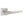 Forme Naxos Lever Door Handle on Minimal Square Rose by Atlantic Hardware