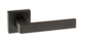 Forme Asti Lever Door Handle on Minimal Square Rose by Atlantic Hardware