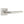 Forme Boston Lever Door Handle on Minimal Square Rose by Atlantic Hardware