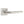 Forme Boston Lever Door Handle on Minimal Square Rose - Satin Chrome - Default