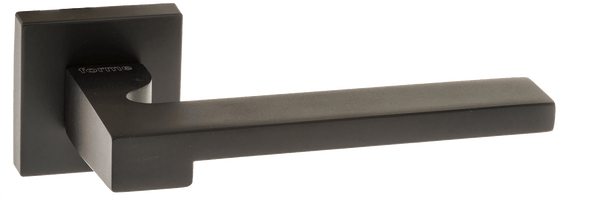 Forme Ginevra Lever Door Handle on Minimal Square Rose by Atlantic Hardware