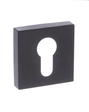 CleanTouch Anti-Bac Euro Escutcheons on Minimal Square Rose by Atlantic Hardware