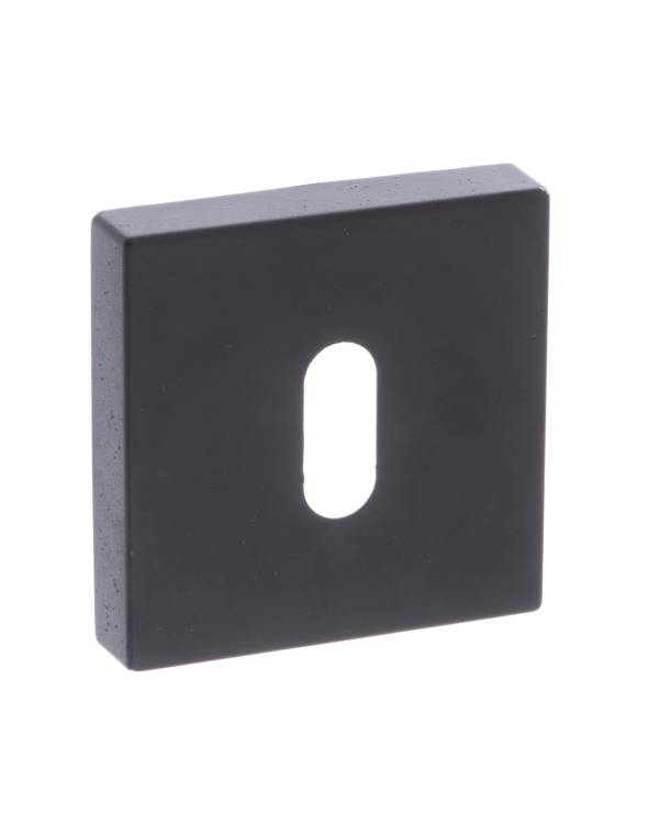 Status Key Escutcheons on S4 Square Rose by Atlantic Hardware