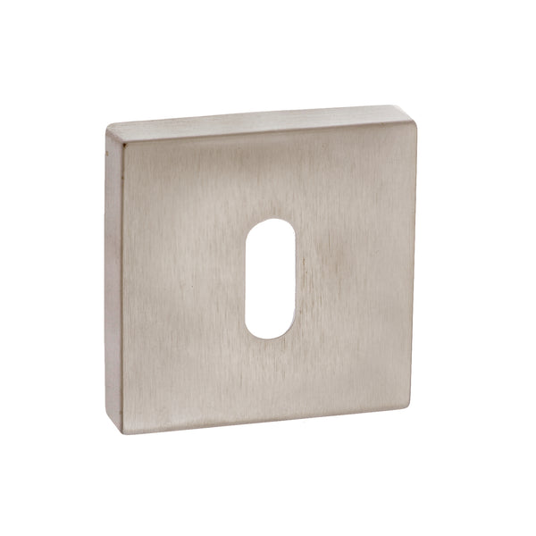 Forme Key Escutcheons on Minimal Square Rose by Atlantic Hardware