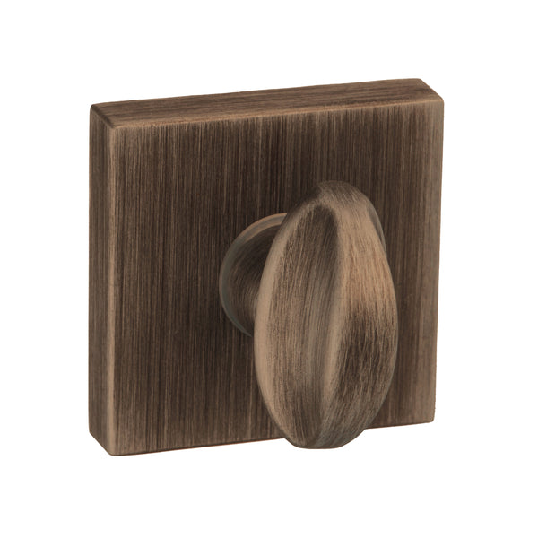 Forme WC Turn and Release on Minimal Square Rose by Atlantic Hardware