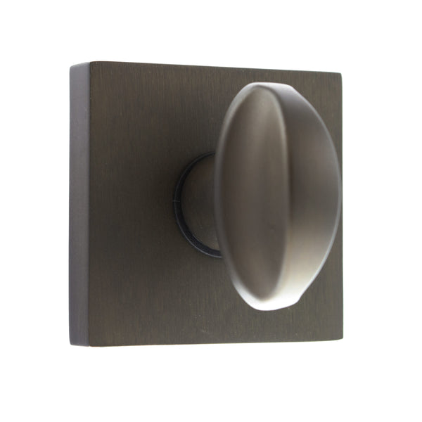 Forme WC Turn and Release on Minimal Square Rose by Atlantic Hardware
