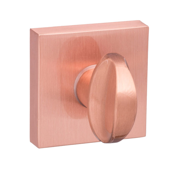 Forme WC Turn and Release on Minimal Square Rose by Atlantic Hardware