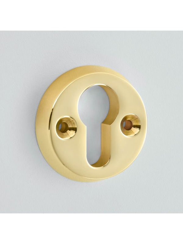 Croft Ironmongery, Raised Euro Profile Escutcheon-220QL, Escutcheons & Privacy Thumbturns, Escutcheons