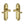 Gainsborough Door Handle on Plate by M Marcus - Heritage Brass