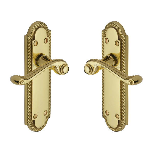Gainsborough Door Handle on Plate by M Marcus - Heritage Brass